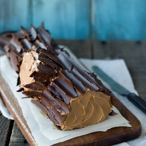 Chocolate-Espresso Buche de Noel