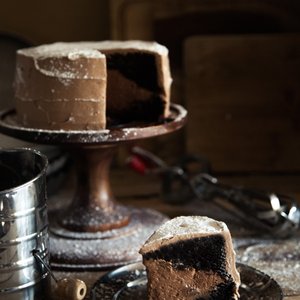 Chocolate Brownie Mousse Cake