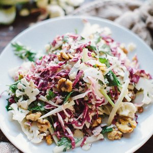 Shaved Cauliflower Salad