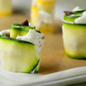 Goat Cheese Summer Squash Sushi