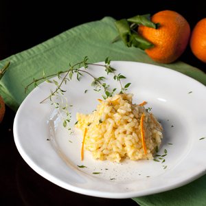 Mandarin Orange Risotto