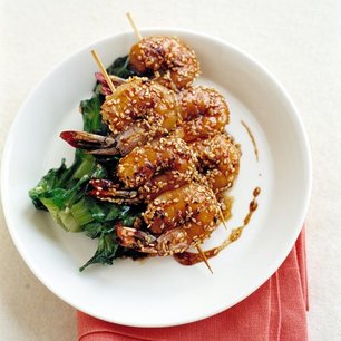 Skewered Sesame Shrimp