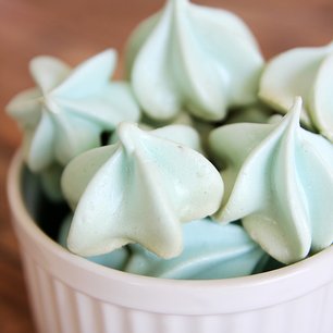 Blue Raspberry Meringue Kisses