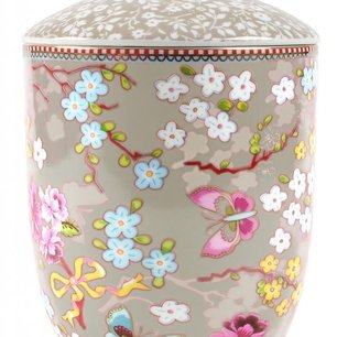 Storage Jar Chinese Rose Khaki